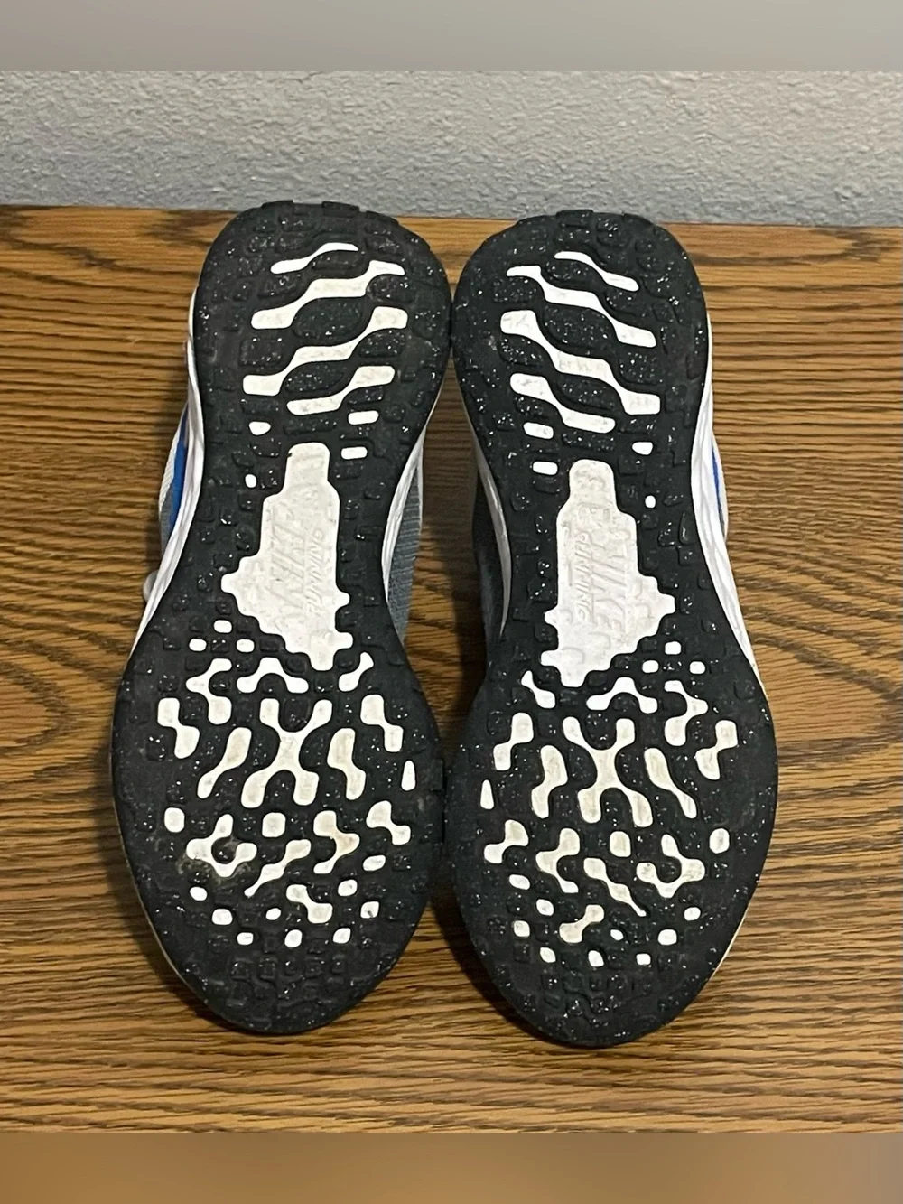 Nike Gray and Blue Sneakers